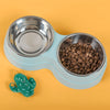 Double Pet Bowls For Dogs & Cats