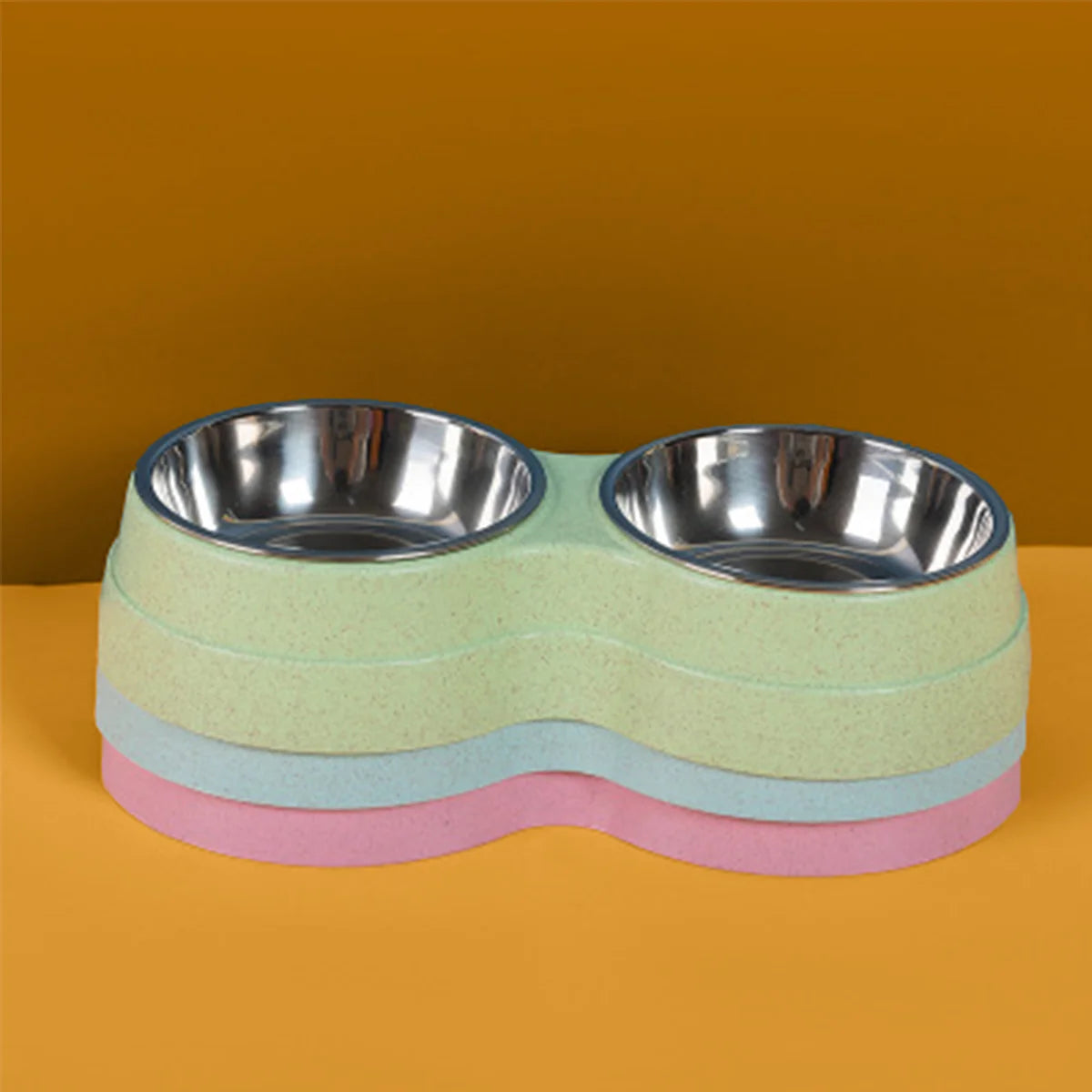 Double Pet Bowls For Dogs & Cats