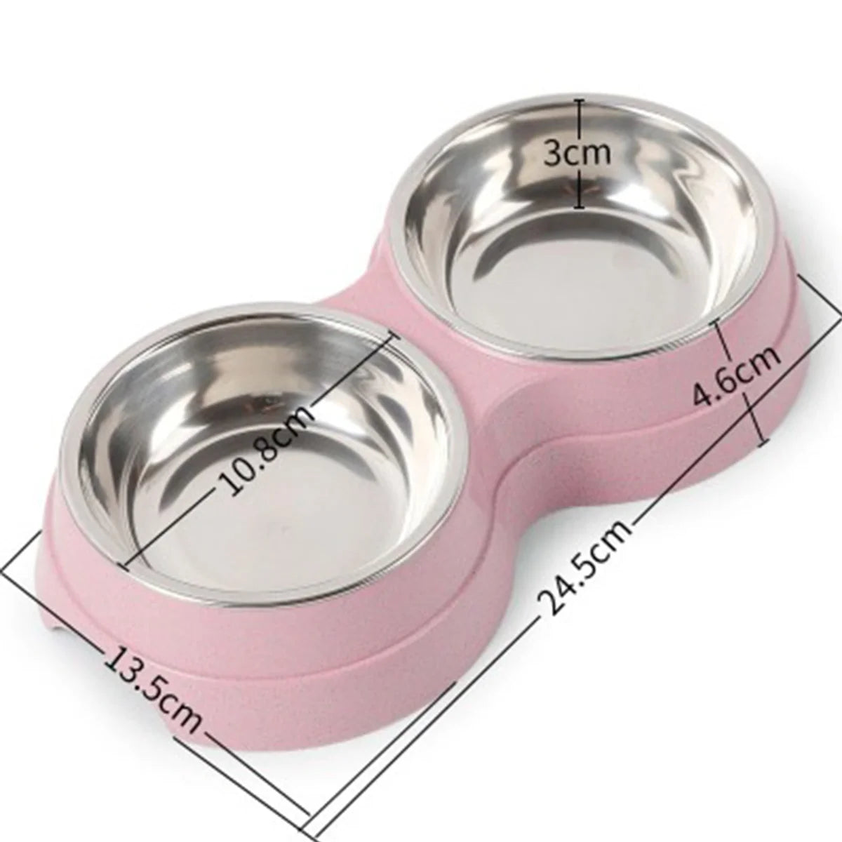 Double Pet Bowls For Dogs & Cats